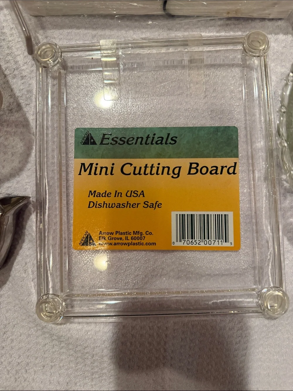 Kitchen Essentials Glass Mini Cutting Board Bird Lemon Squeezer Measuring Cup